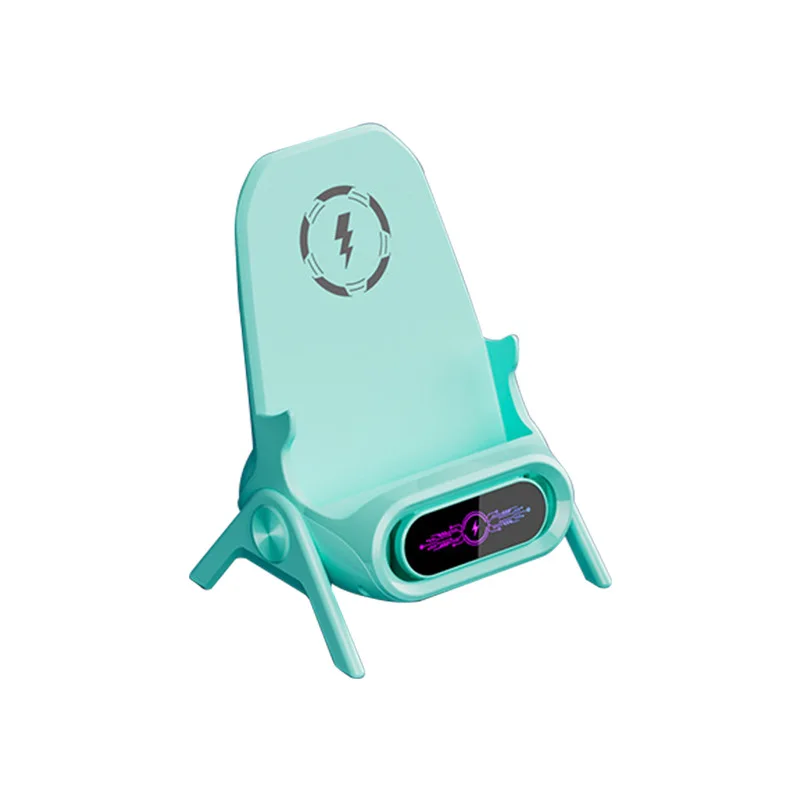 Wireless Charging Chair Holder – 15W Creative Mini Desktop Stand with Fast Charging for iPhone, Xiaomi Phones, and Tablets