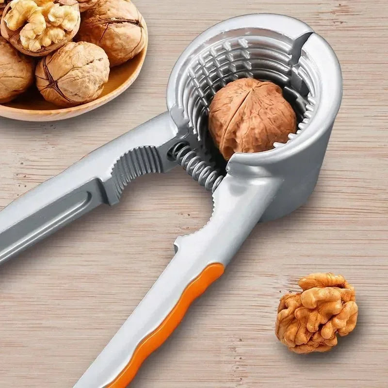 Heavy-Duty Nutcracker Tool – Crack Almonds, Walnuts, Hazelnuts & Pecans with This Easy Grip Kitchen Shell Breaker