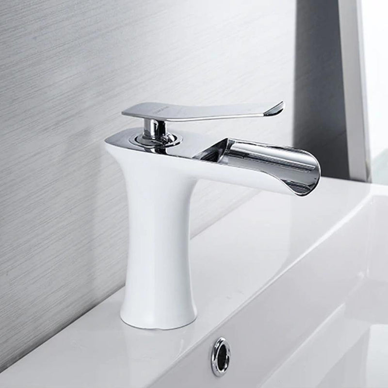 Waterfall Basin Bathroom Sink Faucet Single handle