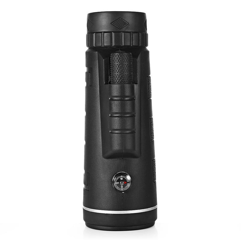 40X60 Monocular Telescope HD Prism Scope with Compass Phone Clip Tripod