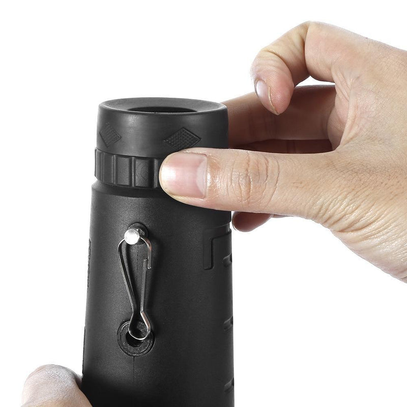 40X60 Monocular Telescope HD Prism Scope with Compass Phone Clip Tripod