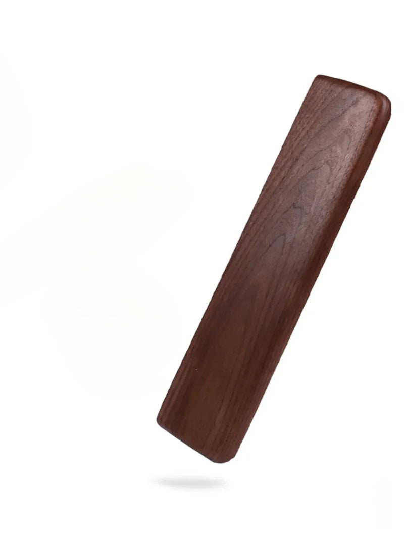 Solid Walnut Palm Rest - Wooden Wrist Support for Mouse & Keyboard Comfort