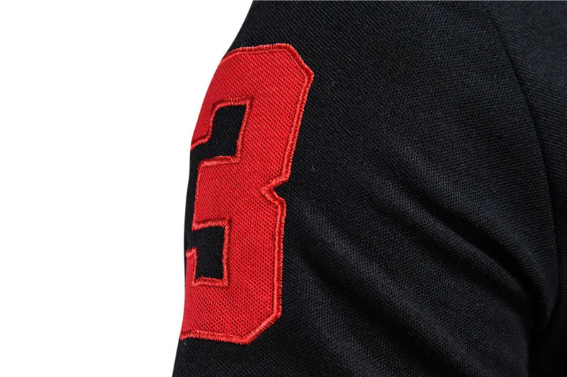 Embroidered Cotton Polo Shirts – Slim Fit Cotton Polos for Men with Casual Solid Color and Elegant Touch