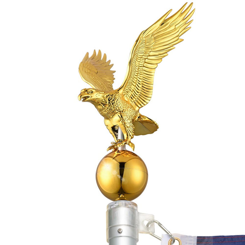 Flagpole Toppers Eagle Flagpole Topper & Gold Ball