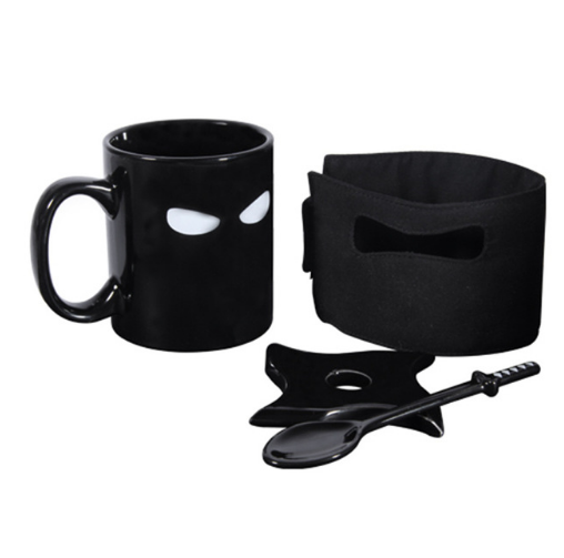 Ninja Mug, Coaster & Spoon Set | Epic Novelty Gifts