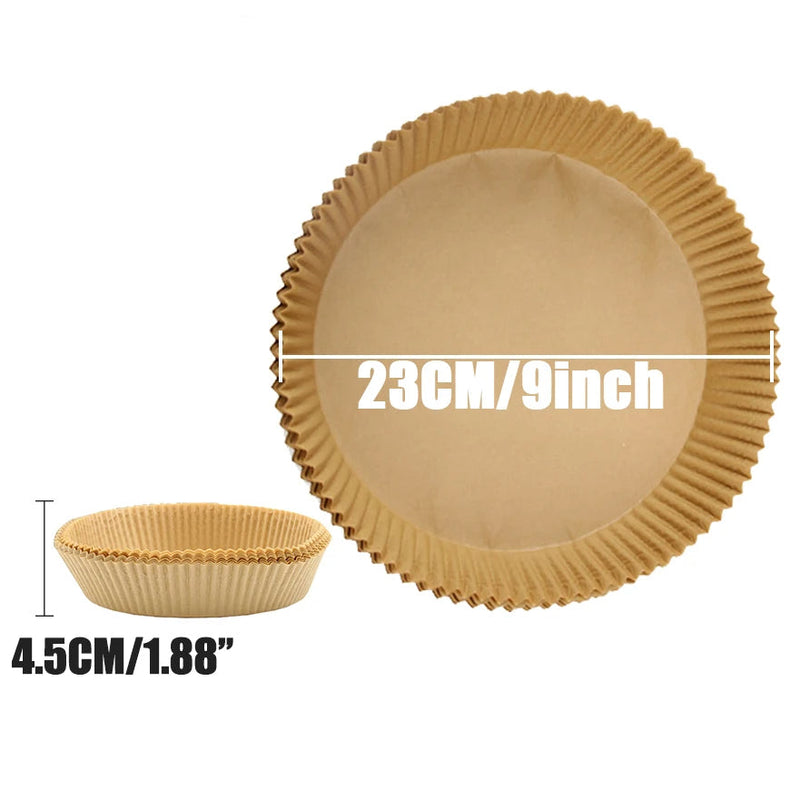 Disposable Air Fryer Paper Baking Pan – Nonstick, Oven & Microwave Safe