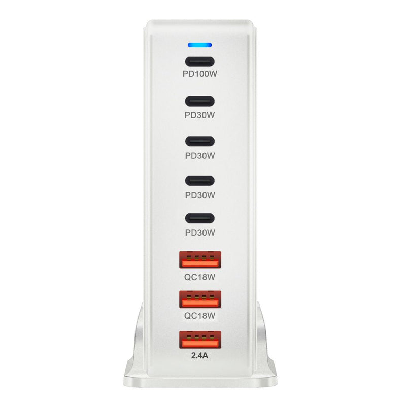 268W GaN 8-Port USB-C Charger