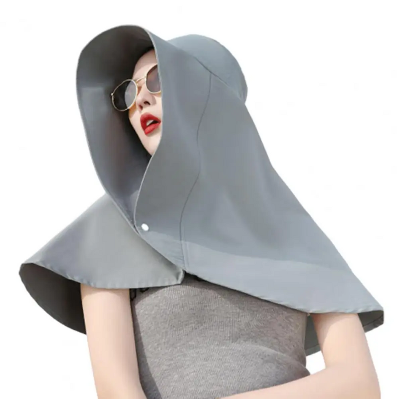 Moisture-Wicking Wide Brim Sun Hat – Breathable, Quick-Dry & Skin-Friendly UV Protection Hoodie Hat
