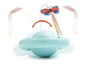 Butterfly Cat Toy – 3-Speed Automatic Interactive Toy with Ball and Motion for Happy Kittens