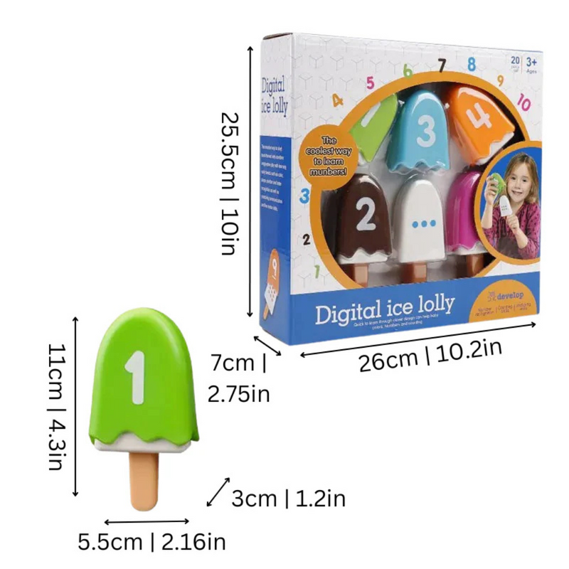 Vrimlo IceCream Master | Tel Ice creams Educational math toys