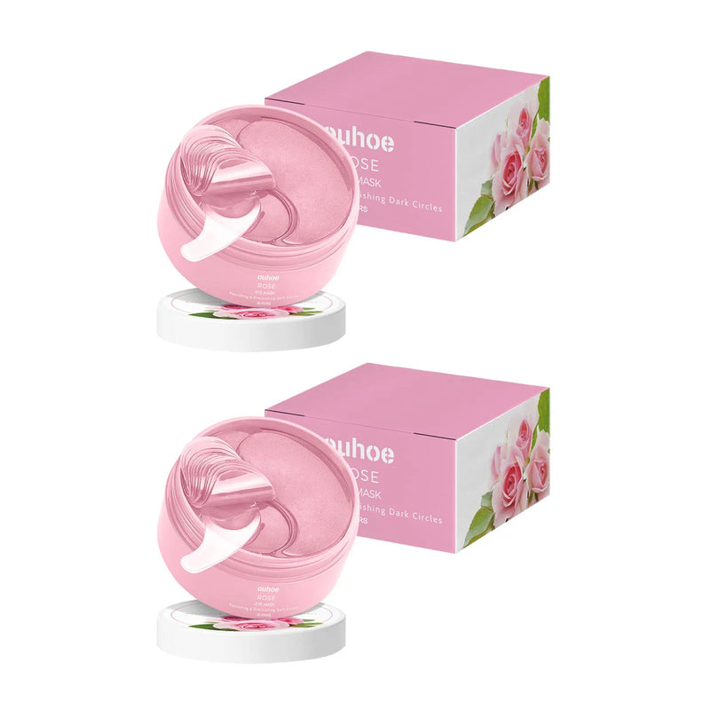 Rose Firming Eye Mask - Reduces Puffiness, Fine Lines, and Dark Circles with Nourishing Moisture