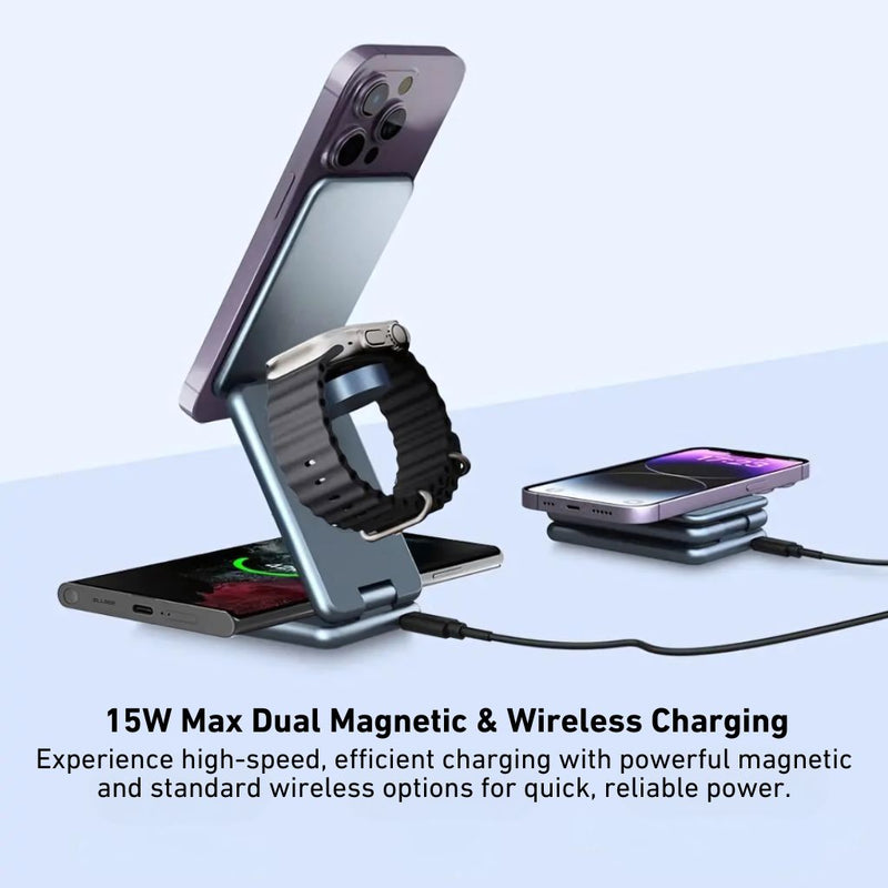 3 in 1 Foldable Charger for Apple