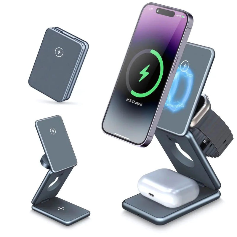 3 in 1 Foldable Charger for Apple