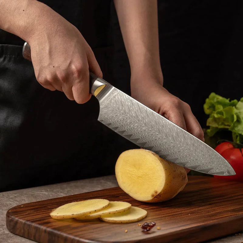3-Piece Damascus Kitchen knife set