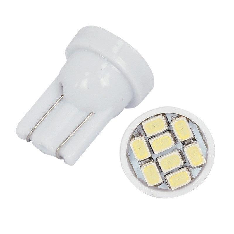 5x T10 W5W LED Lamp For Car Interior Instrunment 12V Auto Reading Dome License Plate Trunk Luggage 5W5 Super Bright White