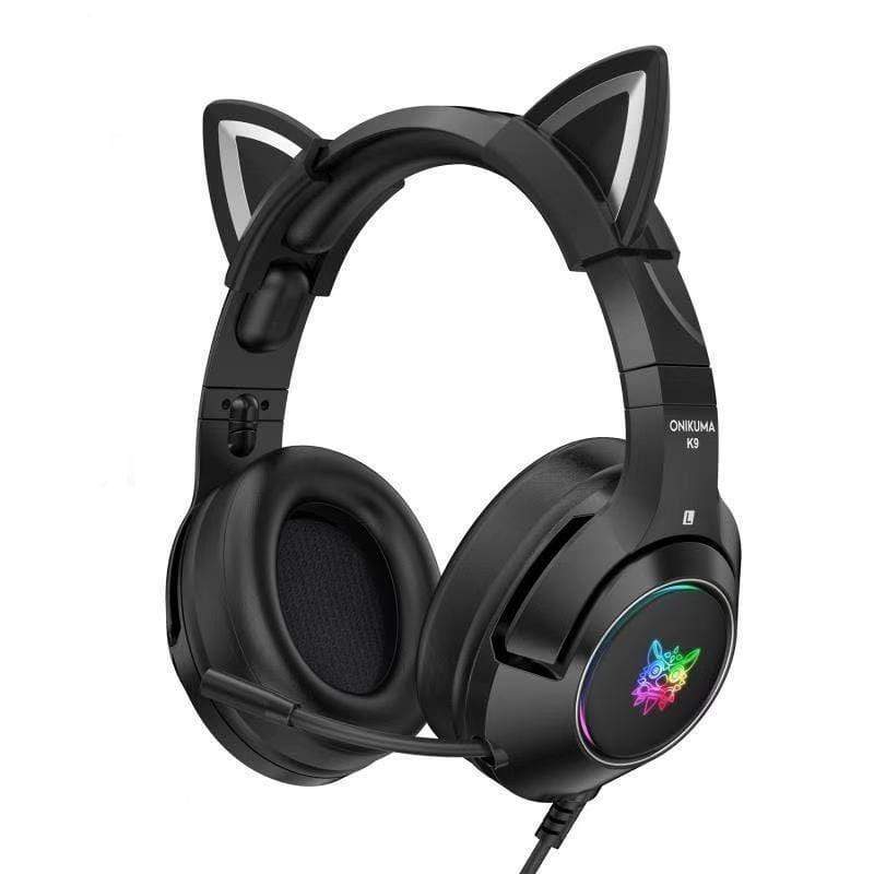 Cat Girl Gaming Headset & Stand