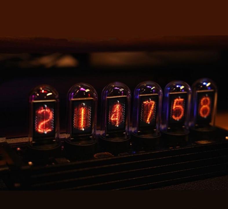 Vintage Glass Tube Digital Clock