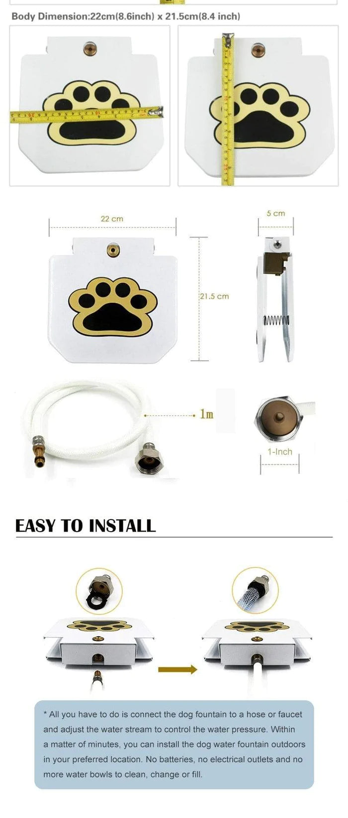 Pet Dog Water Fountain