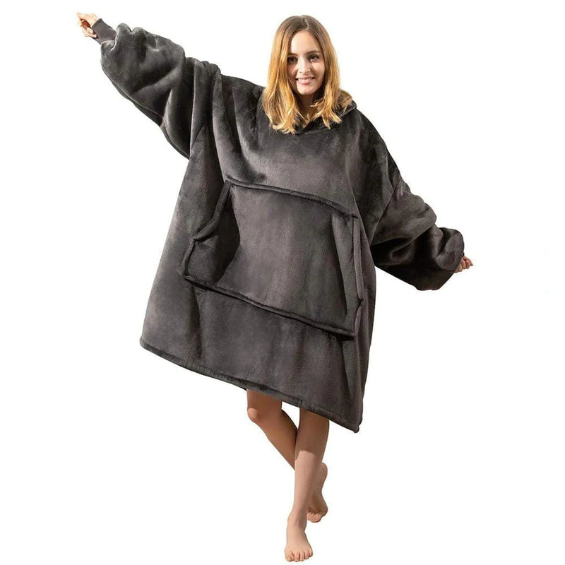 Oversized Blanket Sweater Hybrid