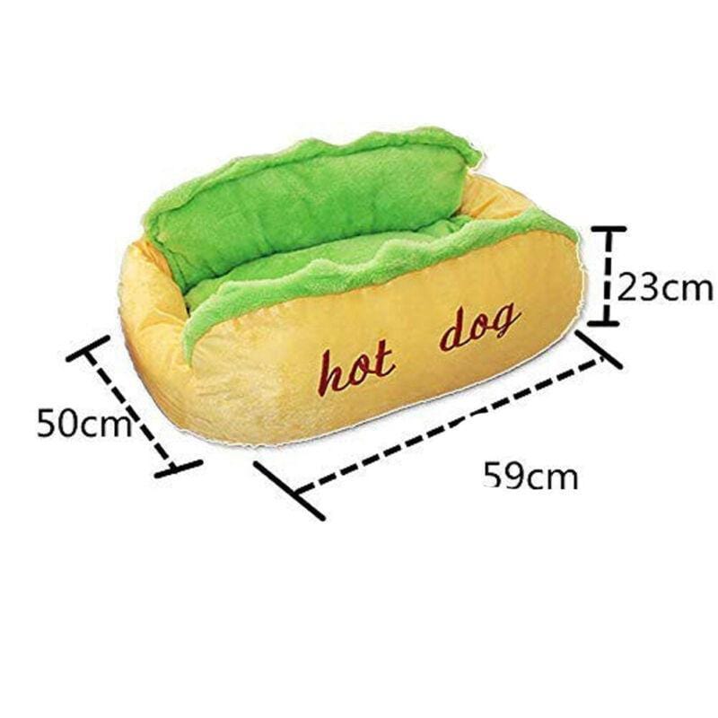 Comfy Hot Dog Bed for Pets