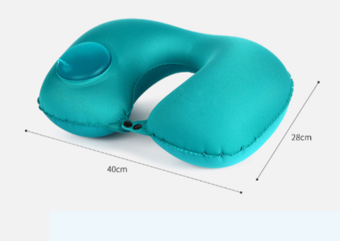 U-Shaped Inflatable Travel Pillow