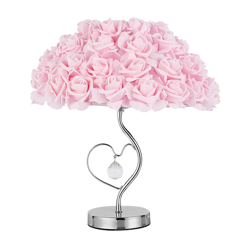 European Style Rose Bouquet Table Lamp