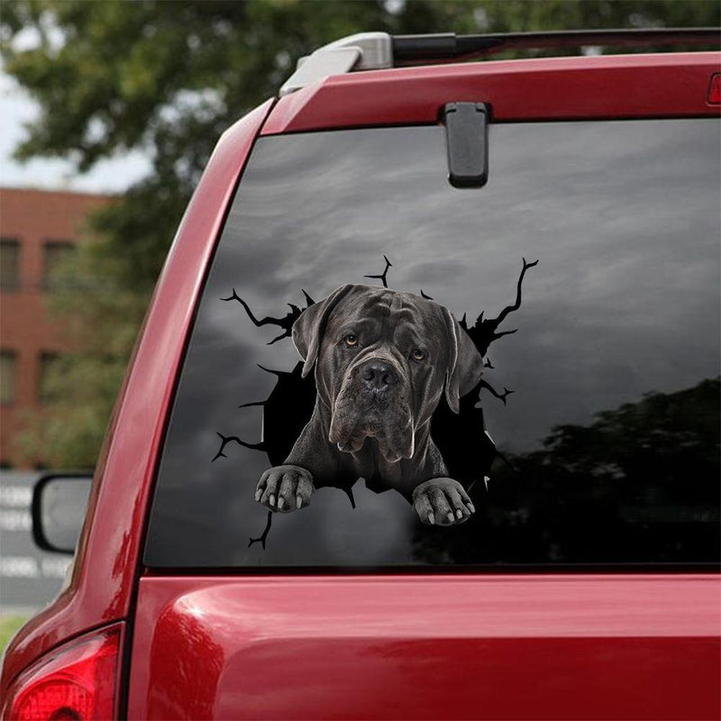 Doggy Windshield "Breaking" Decals | 12" x 12"