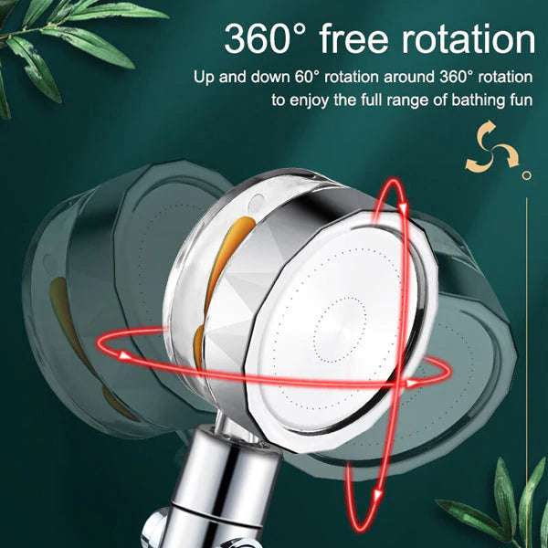 360° ROTATION POWER SHOWER HEAD