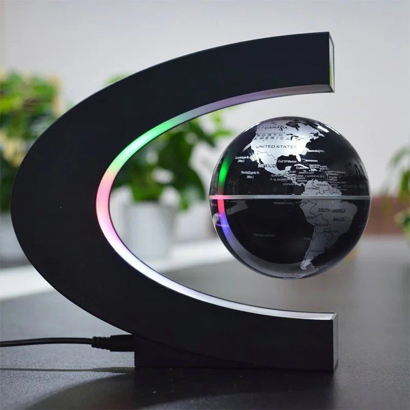 3-Inch Magnetic Levitation Globe with LED Light