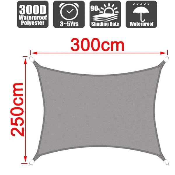 OUTDOOR WATERPROOF SUN SHADE WITH UV PROTECTION