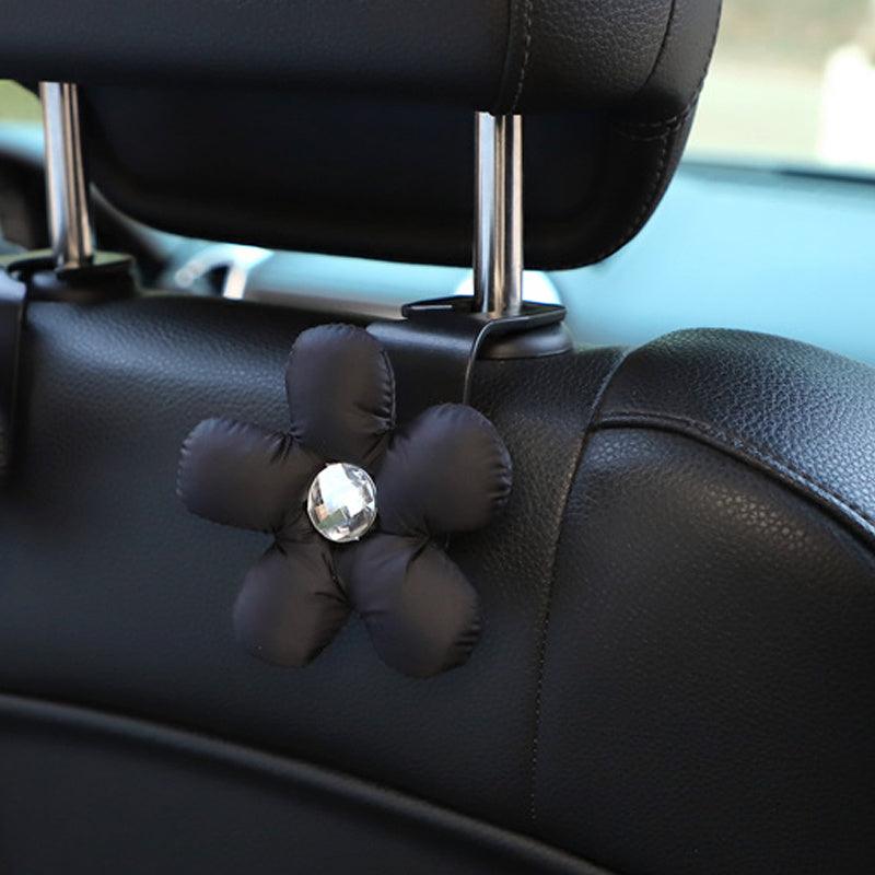 1pc Car Hook Car Seat Back Hook, Creative Flower Car Multifunctional Storage Hanging Hook Hanger, Fashion Car Interior Accessaries Women