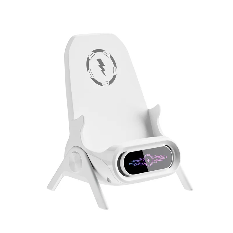 Wireless Charging Chair Holder – 15W Creative Mini Desktop Stand with Fast Charging for iPhone, Xiaomi Phones, and Tablets