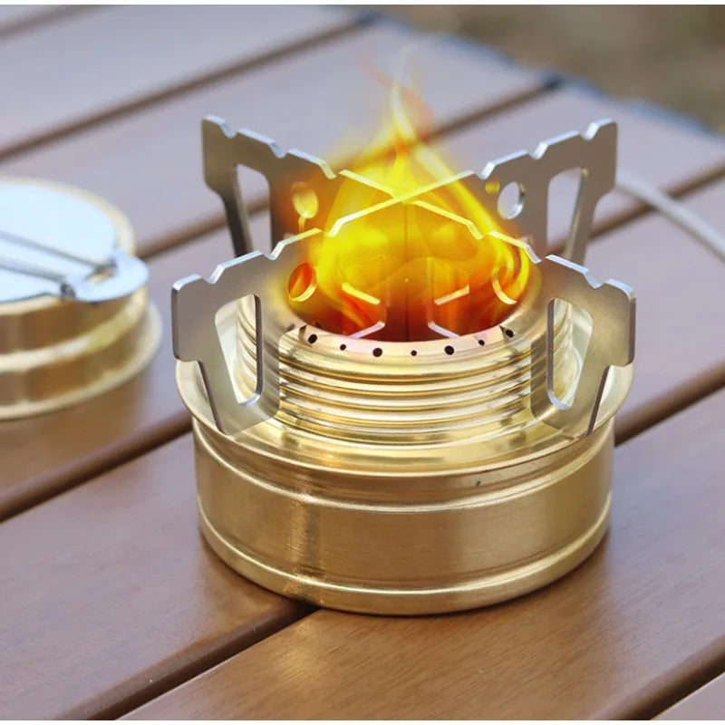 Stainless Steel Camping Stove Rack – Compact Alcohol Cross Stand for Outdoor Cooking, Thermostable Support for Pots & Boiler Gear