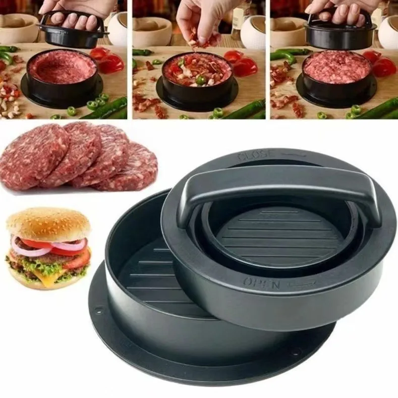 Non-Stick Burger Press – Round Mold for Perfectly Shaped Stuffed Patties