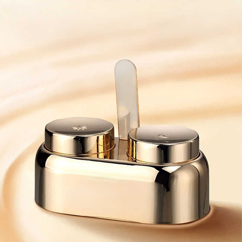 Day & Night Eye Cream Set – Dual-Action Skincare Reduces Dark Circles, Tightens Contours, and Smooths Puffiness for Radiant Eyes
