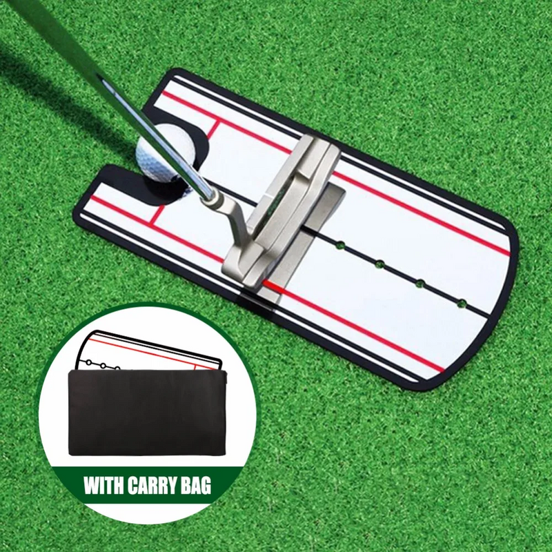 Golf Putting Practice Mirror – Eye Line Training Aid for Perfecting Your Golf Alignment with Mirror and Precision