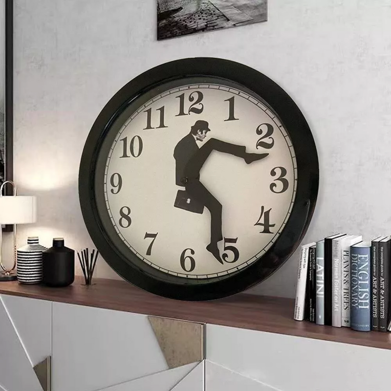 Silly Walk Wall Clock