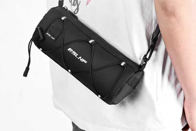 Waterproof Bike Front Tube Bag – Portable Large Capacity Handlebar Storage Basket for Cyclists & Commuters
