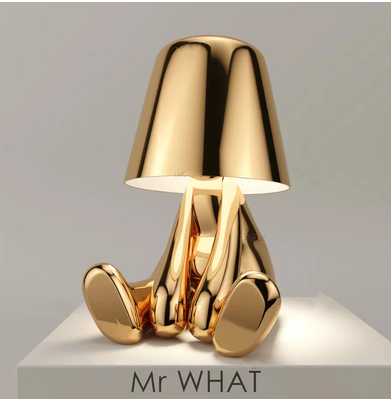 Italian Little Golden Man Table Lamp