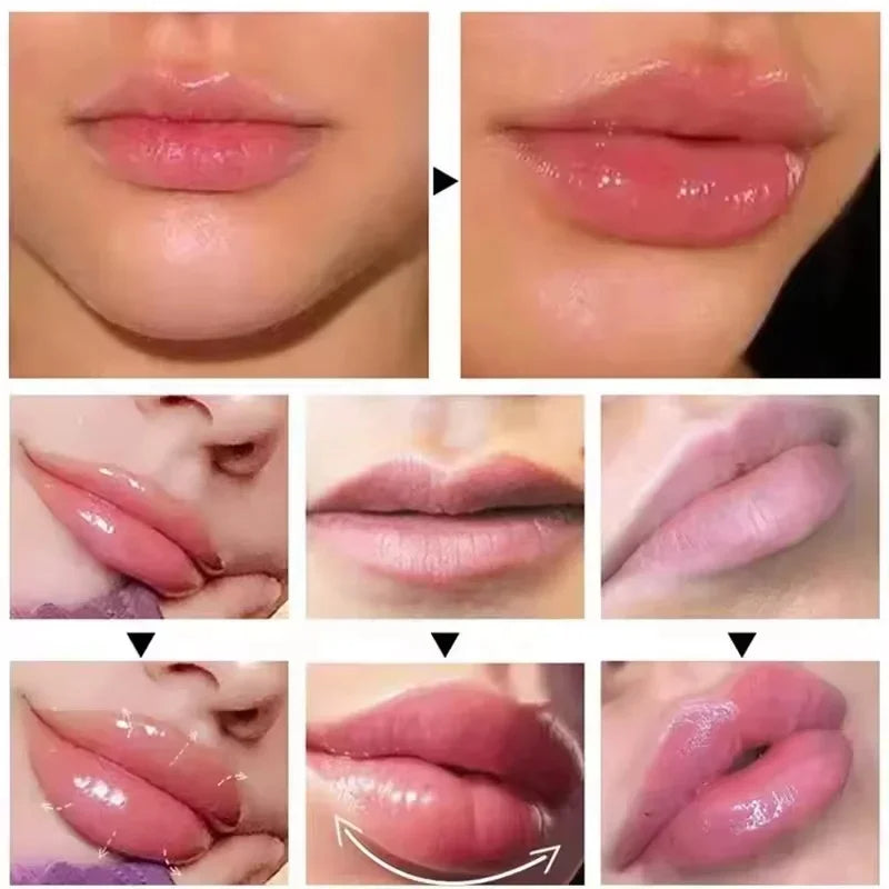 Volumizing Transparent Lip Plumper Oil – Long-lasting Hydrating Gloss for Sexy, Fuller, Glossy Lips