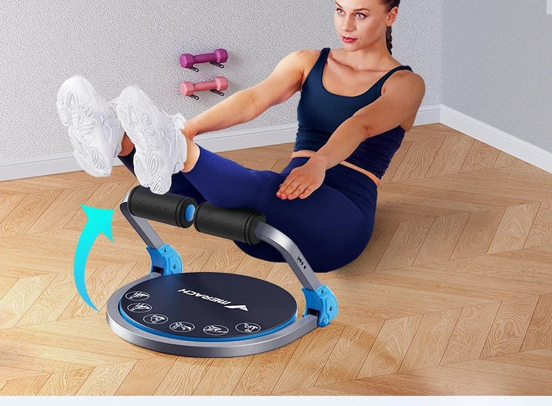 Automatic Rebound AB Trainer – Adjustable Sit-Up Machine with Resistance Settings for Home Gym Full-Body Core Workouts