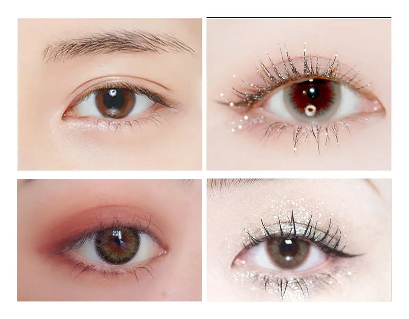 Diamond Glitter Mascara – Waterproof Galaxy Silver Sequins for Thick, Long-Lasting Eyelashes with Intense Curl Shine