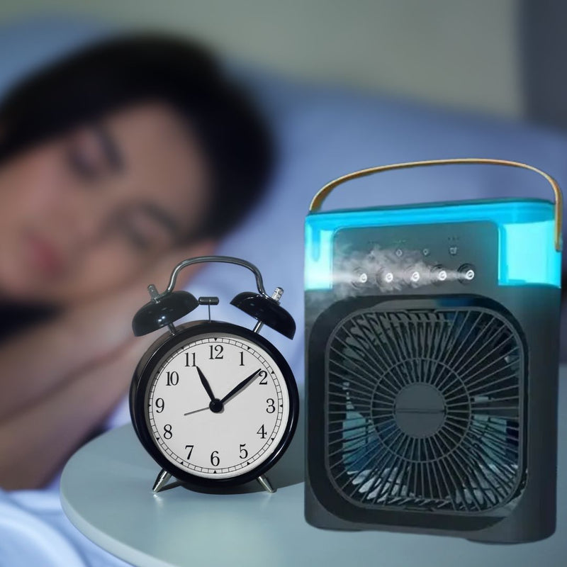 3-in-1 Air Cooler Humidifier | Portable, Adjustable Fan Speeds & Ideal for Bedrooms, Offices & Small Spaces