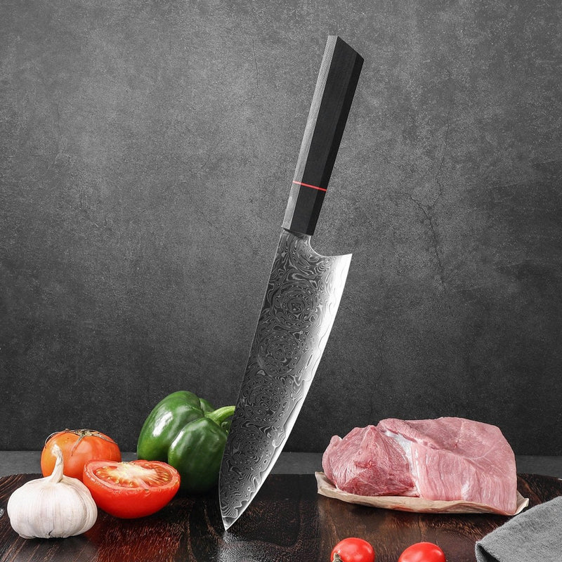 4-Piece Damascus Steel Kitchen Knife Set