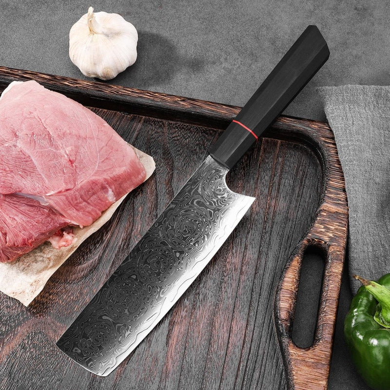4-Piece Damascus Steel Kitchen Knife Set