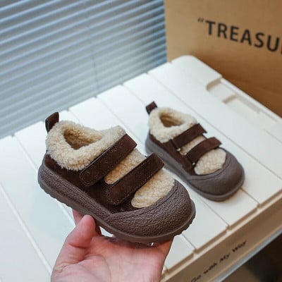 Wintersneakers | Warm lined soft child sneakers with Velcro