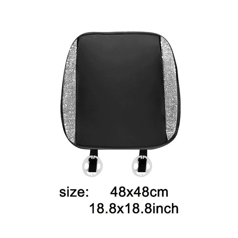 1PC Car Seat Cover, Universal Fit Most Cars Universal Long Plush Car Seat Cover Diamond Auto Interior Seat Cushion Car Accessories For Women