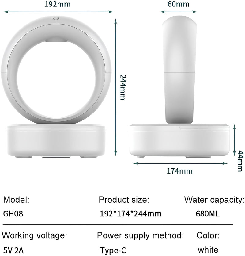ZenFlow Floating Mist Humidifier