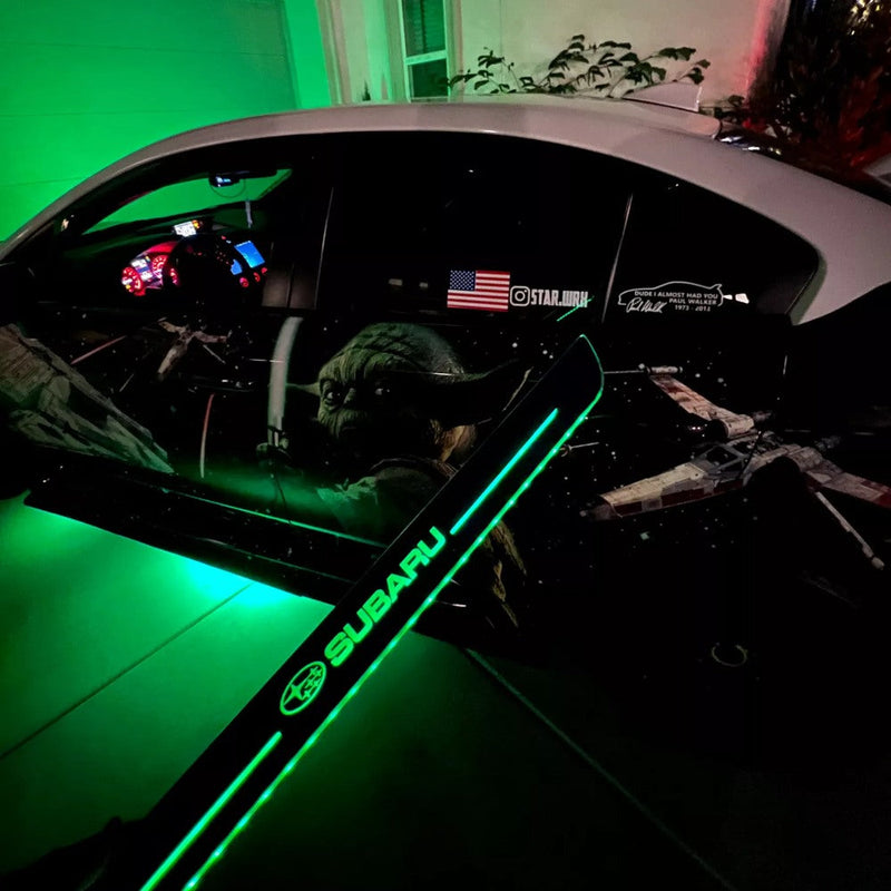LED Car Door Sills | Pro Enhancement for Interior Aesthetics & Functionality - Upgrade Your Vehicle's Style