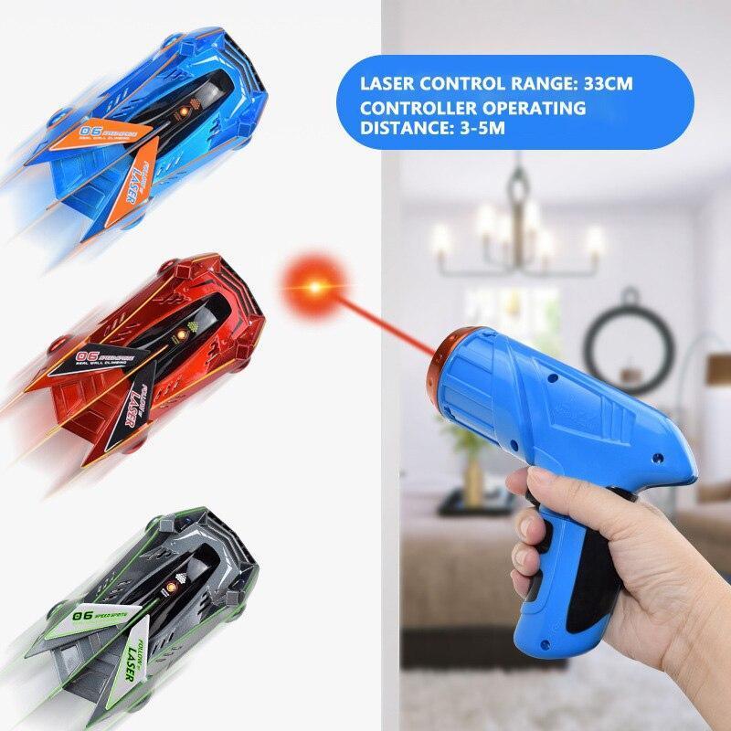 Zero Gravity Laser Racer Wall Climbing RC Car Toy